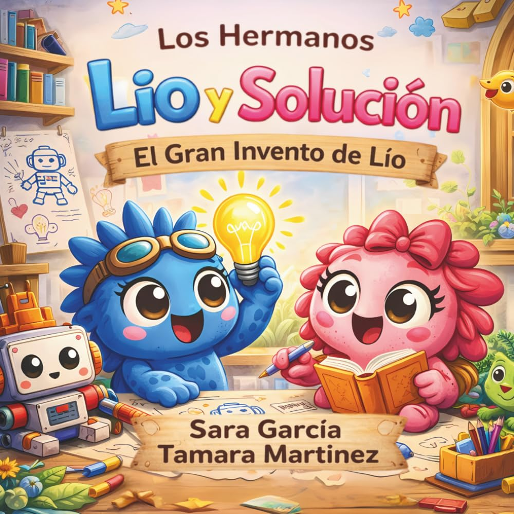 Portada de Los Hermanos Lío y Solución: El Gran Invento de Lío